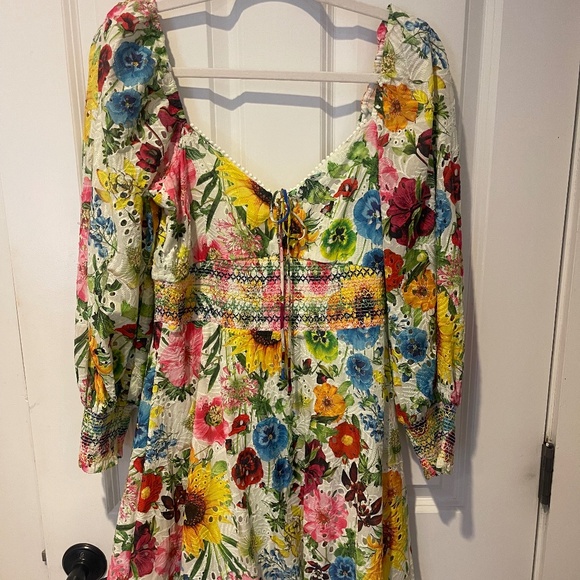 Alice + Olivia Floral Mini Dress – Size M - Picture 2 of 5